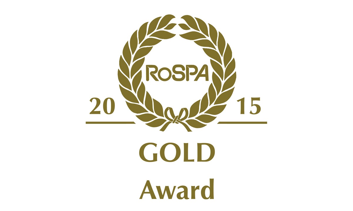 Rospa Gold Award 2015